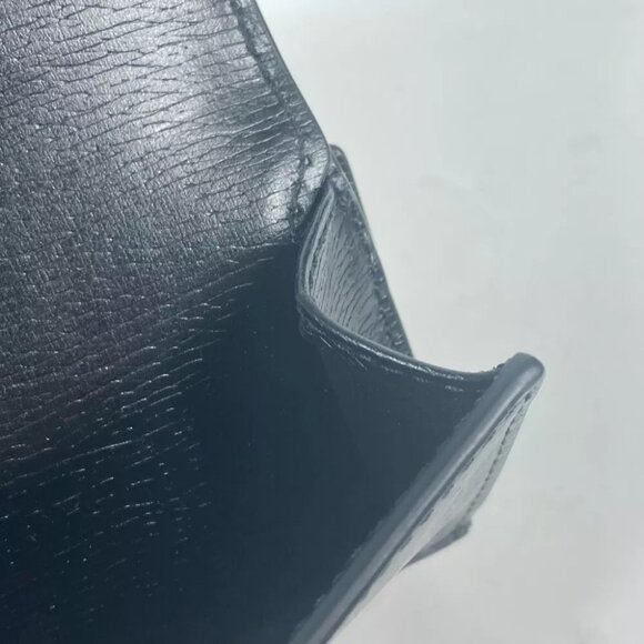 GUCCI logo Script Wallet Compact Wallet Mini Wallet Trifold wallet Unused - Picture 9 of 14